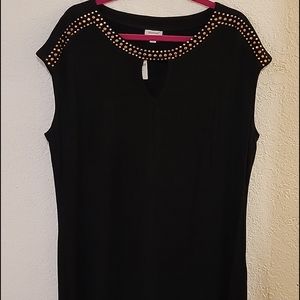 Studded top by Avenue